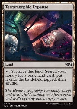 Terramorphic Expanse⁣ - Commander: Tarkir: Dragonstorm⁣ (Common)⁣ [408]