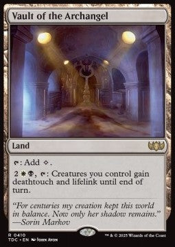 Vault of the Archangel⁣ - Commander: Tarkir: Dragonstorm⁣ (Rare)⁣ [410]