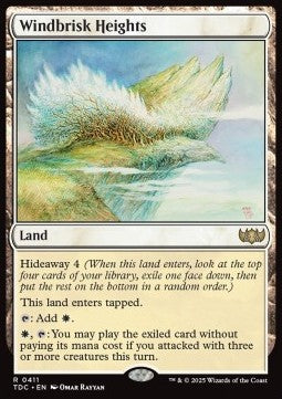 Windbrisk Heights⁣ - Commander: Tarkir: Dragonstorm⁣ (Rare)⁣ [411]