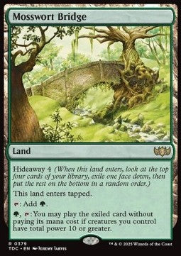 Mosswort Bridge - Commander: Tarkir: Dragonstorm (Rare) [TDC-379]