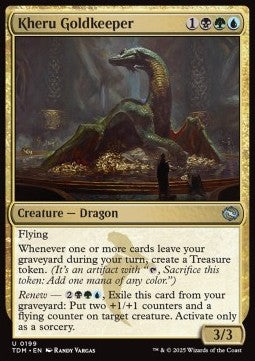 Kheru Goldkeeper⁣ - Tarkir: Dragonstorm⁣ (Uncommon)⁣ [199]