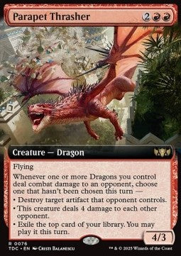 Parapet Thrasher⁣ - Commander: Tarkir: Dragonstorm: Extras⁣ (Rare)⁣ [76]