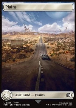 Plains (V.3)⁣ - Magic: The Gathering - FINAL FANTASY⁣ (Land)⁣ [296]