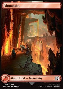 Mountain (V.3)⁣ - Magic: The Gathering - FINAL FANTASY⁣ (Land)⁣ [305]