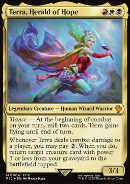 Terra, Herald of Hope⁣ - Commander: Magic: The Gathering - FINAL FANTASY⁣ (Mythic)⁣ [4]