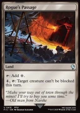 Rogue's Passage⁣ - Commander: Magic: The Gathering - FINAL FANTASY⁣ (Uncommon)⁣ [415]