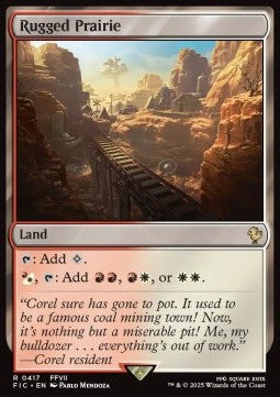 Rugged Prairie⁣ - Commander: Magic: The Gathering - FINAL FANTASY⁣ (Rare)⁣ [417]