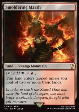 Smoldering Marsh⁣ - Commander: Magic: The Gathering - FINAL FANTASY⁣ (Rare)⁣ [425]