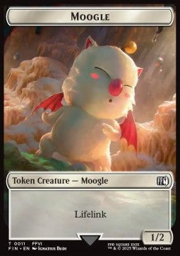 Moogle Token (W 1/2) // Treasure Token (V.1) - FINAL FANTASY: Tokens (Token) [TFIN-T 11/23]