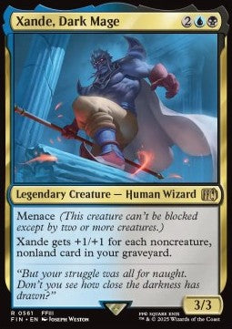 Xande, Dark Mage (V.2)⁣ - Magic: The Gathering - FINAL FANTASY: Extras⁣ (Rare)⁣ [561]