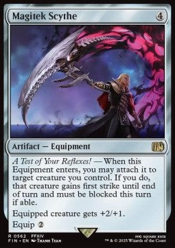Magitek Scythe⁣ - Magic: The Gathering - FINAL FANTASY: Extras⁣ (Rare)⁣ [562]