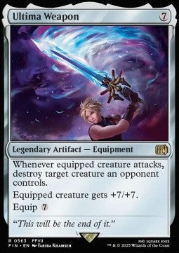Ultima Weapon⁣ - Magic: The Gathering - FINAL FANTASY: Extras⁣ (Rare)⁣ [563]