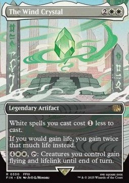 The Wind Crystal⁣ - Magic: The Gathering - FINAL FANTASY: Extras⁣ (Rare)⁣ [330]