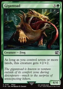 Gigantoad⁣ - Magic: The Gathering - FINAL FANTASY⁣ (Common)⁣ [187]