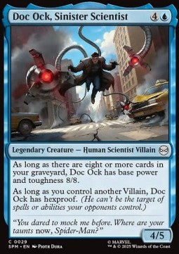 Doc Ock, Sinister Scientist - Magic: The Gathering | Marvel's Spider-Man (Common) [SPM-29]