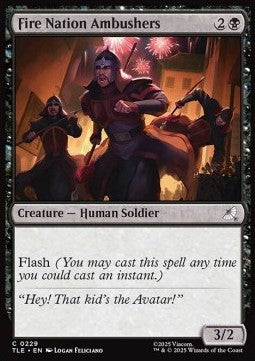 Fire Nation Ambushers - Magic: The Gathering | Avatar: The Last Airbender: Eternal (Common) [TLE-229]