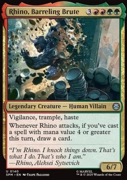 Rhino, Barreling Brute - Magic: The Gathering | Marvel's Spider-Man (Uncommon) [SPM-140]