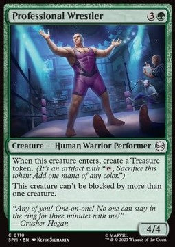 Professional Wrestler - Magic: The Gathering | Marvel's Spider-Man (Common) [SPM-110]