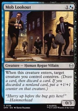 Mob Lookout - Magic: The Gathering | Marvel's Spider-Man (Common) [SPM-136]