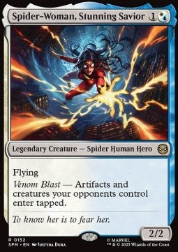 Spider-Woman, Stunning Savior - Magic: The Gathering | Marvel's Spider-Man (Rare) [SPM-152]