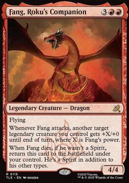 Fang, Roku's Companion (V.1) - Magic: The Gathering | Avatar: The Last Airbender: Eternal (Rare) [TLE-115]