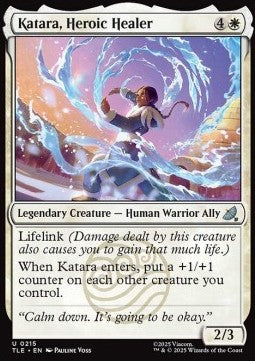 Katara, Heroic Healer (V.1) - Magic: The Gathering | Avatar: The Last Airbender: Eternal (Uncommon) [TLE-215]