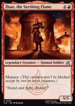 Zhao, the Seething Flame (V.1) - Magic: The Gathering | Avatar: The Last Airbender: Eternal (Uncommon) [TLE-245]