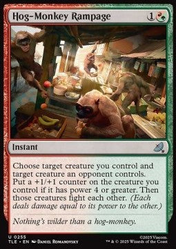 Hog-Monkey Rampage - Magic: The Gathering | Avatar: The Last Airbender: Eternal (Uncommon) [TLE-255]