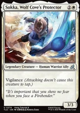 Sokka, Wolf Cove's Protector (V.2) - Magic: The Gathering | Avatar: The Last Airbender: Eternal (Uncommon) [TLE-274]