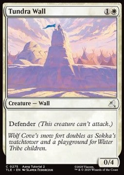 Tundra Wall (V.2) - Magic: The Gathering | Avatar: The Last Airbender: Eternal (Common) [TLE-275]