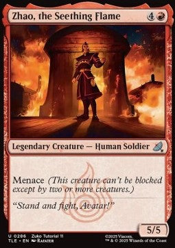Zhao, the Seething Flame (V.2) - Magic: The Gathering | Avatar: The Last Airbender: Eternal (Uncommon) [TLE-286]