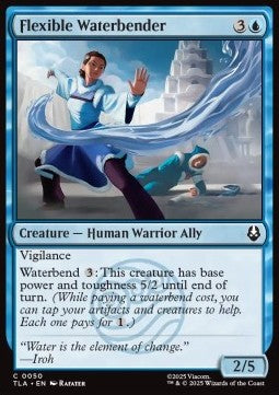 Flexible Waterbender - Magic: The Gathering | Avatar: The Last Airbender (Common) [TLA-50]