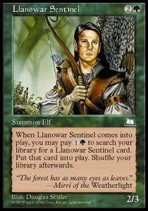 Llanowar Sentinel⁣ - Weatherlight⁣ (Common)