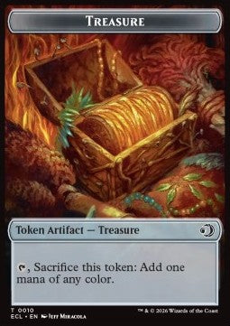Treasure Token // Scarecrow Token (A 2/2) - Lorwyn Eclipsed: Tokens (Token) [TECL-CT 10/11]