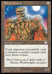 Straw Golem - Weatherlight (Uncommon)