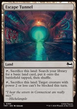 Escape Tunnel - Teenage Mutant Ninja Turtles (Common) [TMT-184]