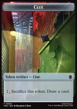 Clue Token // Rat Token (B 1/1) - Teenage Mutant Ninja Turtles: Tokens (Token) [TTMT-CT 2/6]