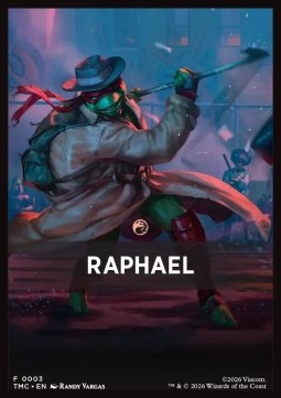 Turtle Team Up Theme Card: Raphael - Teenage Mutant Ninja Turtles: Extras (Tip Card) [XTMT-F03]