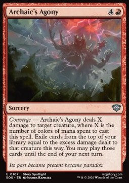 Archaic's Agony - Secrets of Strixhaven (Uncommon) [SOS-107]