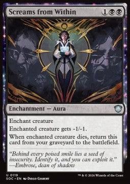 Screams from Within - Commander: Secrets of Strixhaven (Uncommon) [SOC-119]
