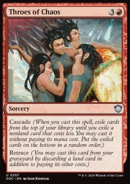 Throes of Chaos - Commander: Secrets of Strixhaven (Uncommon) [SOC-257]