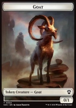 Goat Token (W 0/1) // Fungus Beast Token (G 4/4)