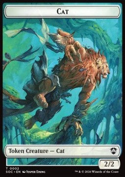 Cat Token (W 2/2) // Inkling Token (WB 2/1) - Secrets of Strixhaven: Tokens (Token) [TSOS-CT 2/22]