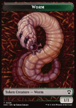 Worm Token (BG 1/1) // Eldrazi Spawn Token (C 0/1)