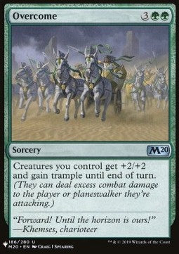 Overcome - Magic the Gathering Products (Uncommon) [MTGP-186]