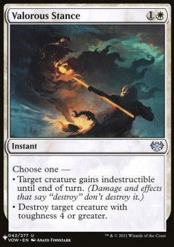 Valorous Stance - Magic the Gathering Products (Uncommon) [MTGP-42]