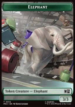 Elephant Token (G 3/3) // Rhino Token (G 4/4) (V.1)