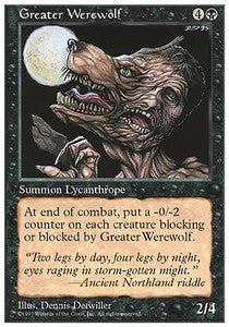 Greater Werewolf⁣ - Fifth Edition⁣ (Uncommon)