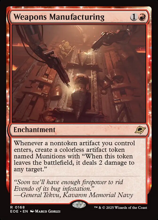 Weapons Manufacturing - Edge of Eternities