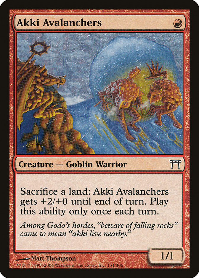 Akki Avalanchers - Champions of Kamigawa